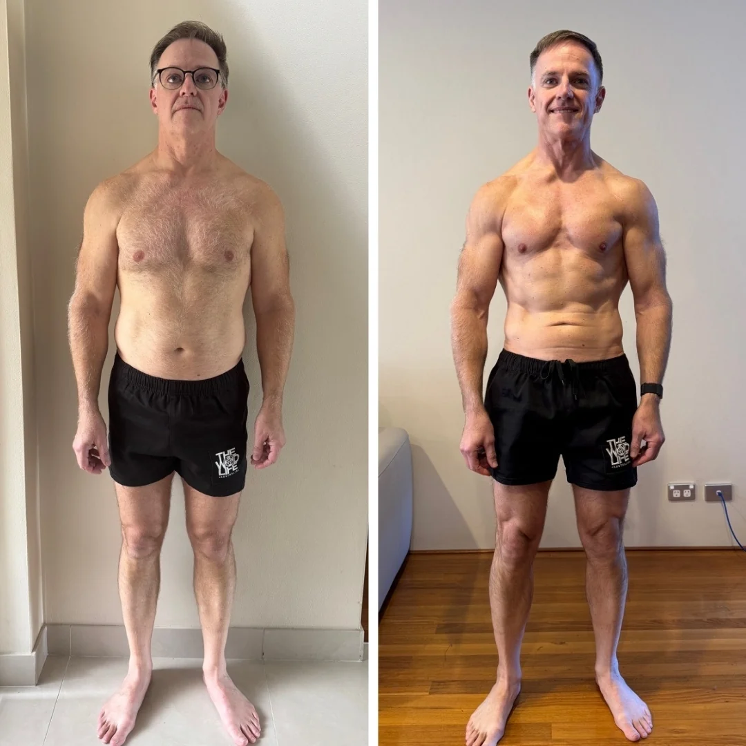 AG Coaching client before and after progress