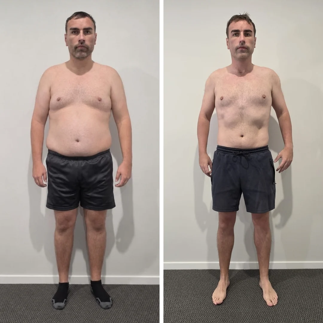 AG Coaching client before and after progress