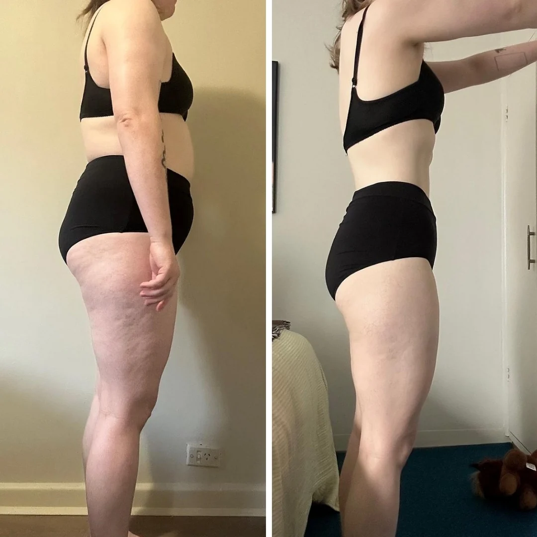AG Coaching client before and after progress