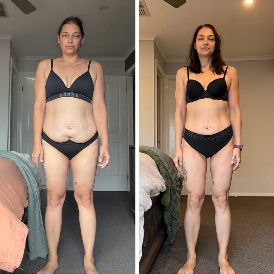 AG Coaching client before and after progress