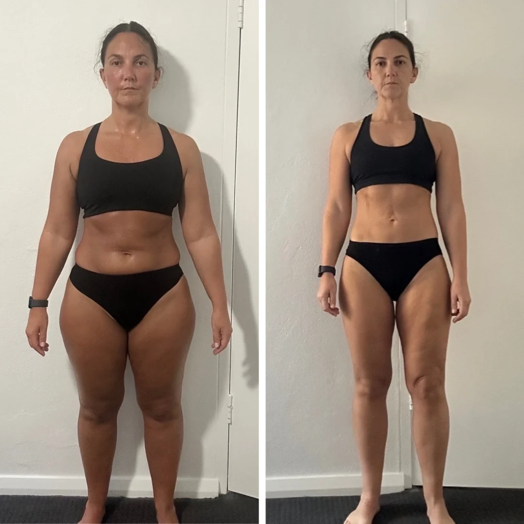 AG Coaching client before and after progress