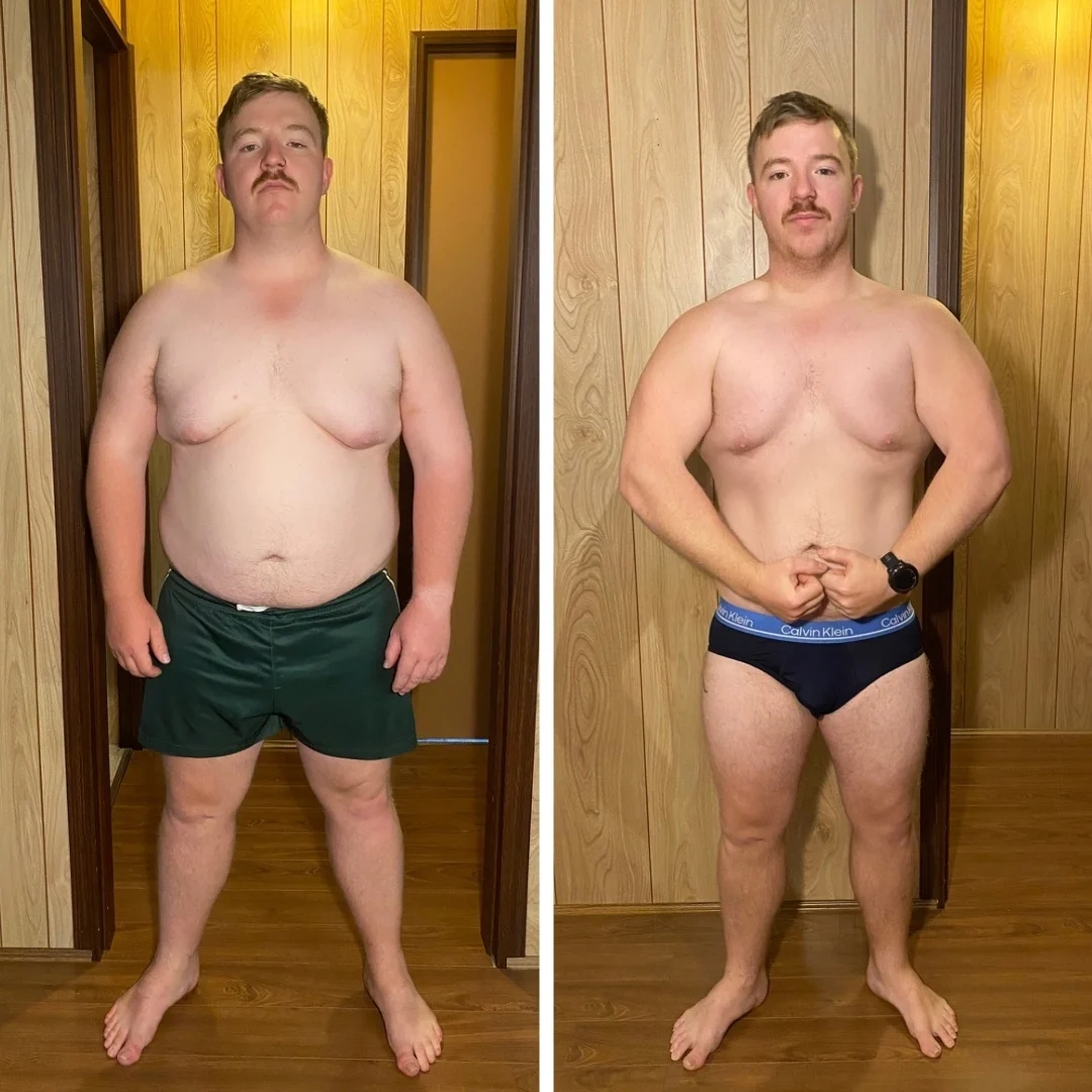 AG Coaching client before and after progress