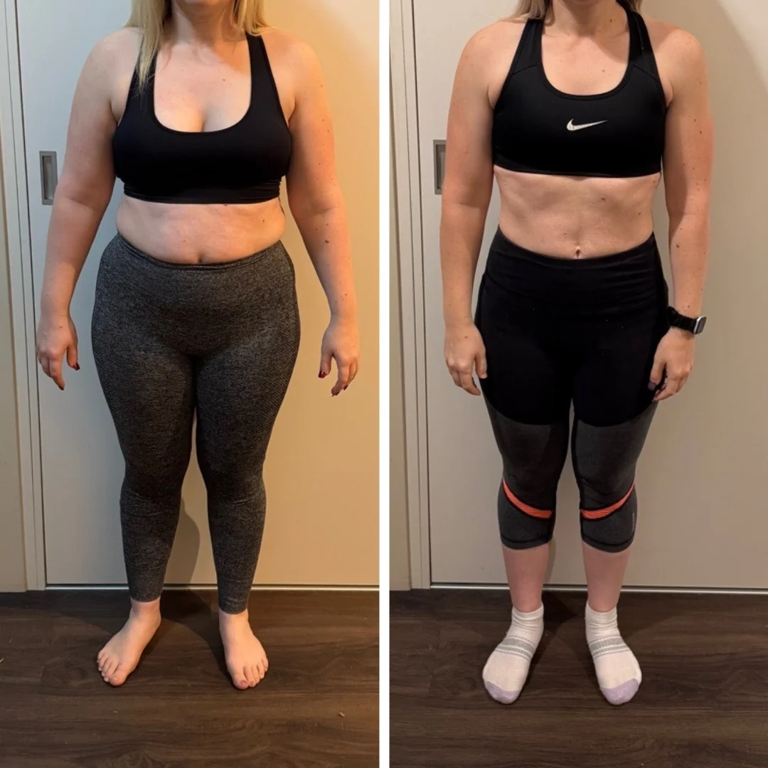 AG Coaching client before and after progress