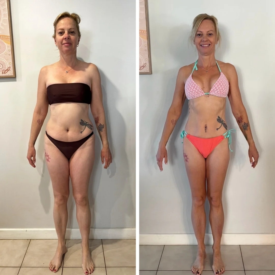 AG Coaching client before and after progress