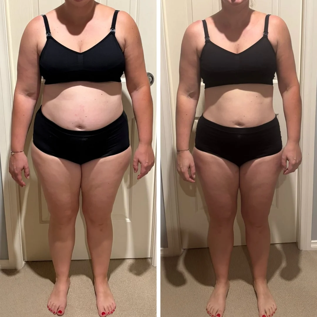 AG Coaching client before and after progress