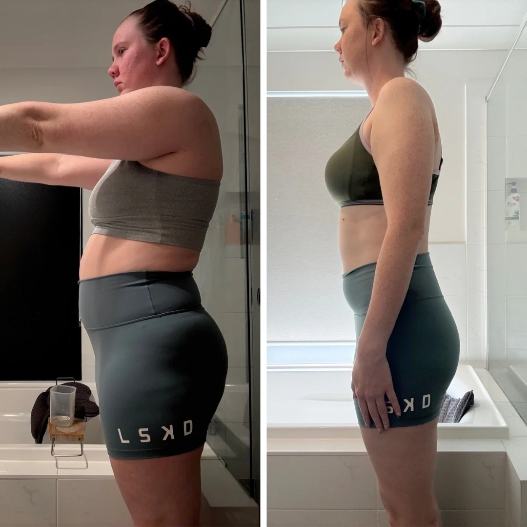 AG Coaching client before and after progress
