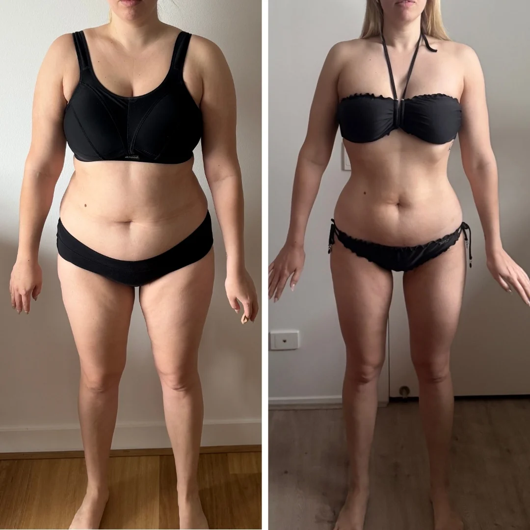 AG Coaching client before and after progress