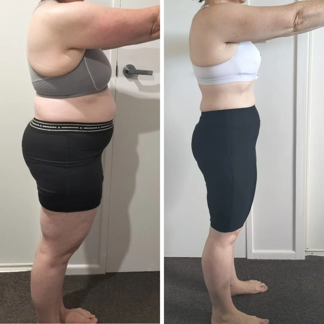 AG Coaching client before and after progress