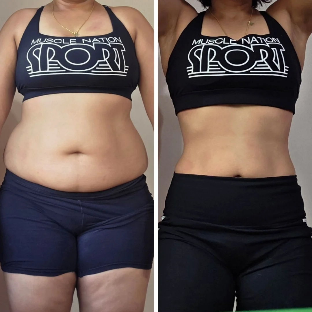 AG Coaching client before and after progress