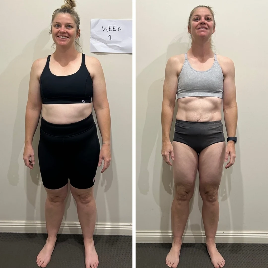 AG Coaching client before and after progress