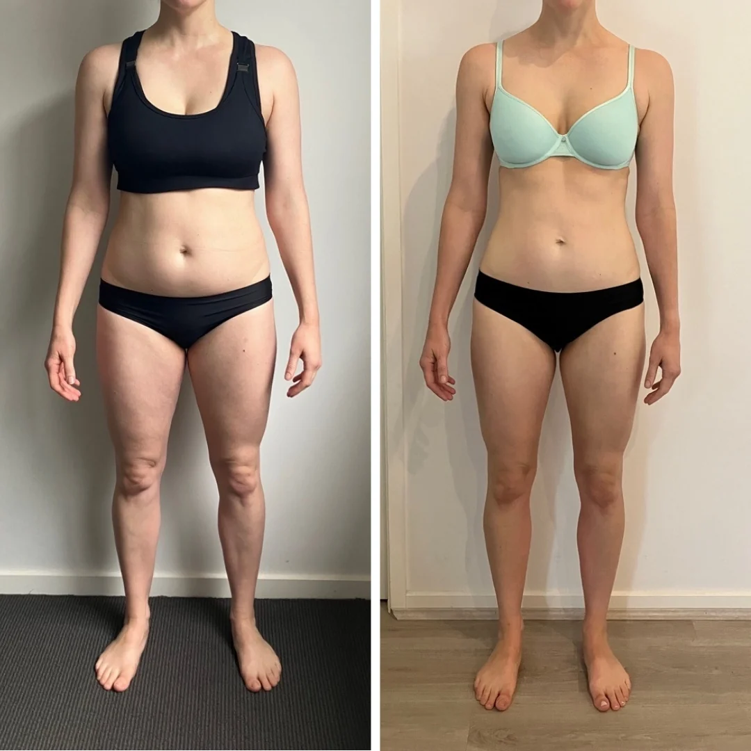 AG Coaching client before and after progress