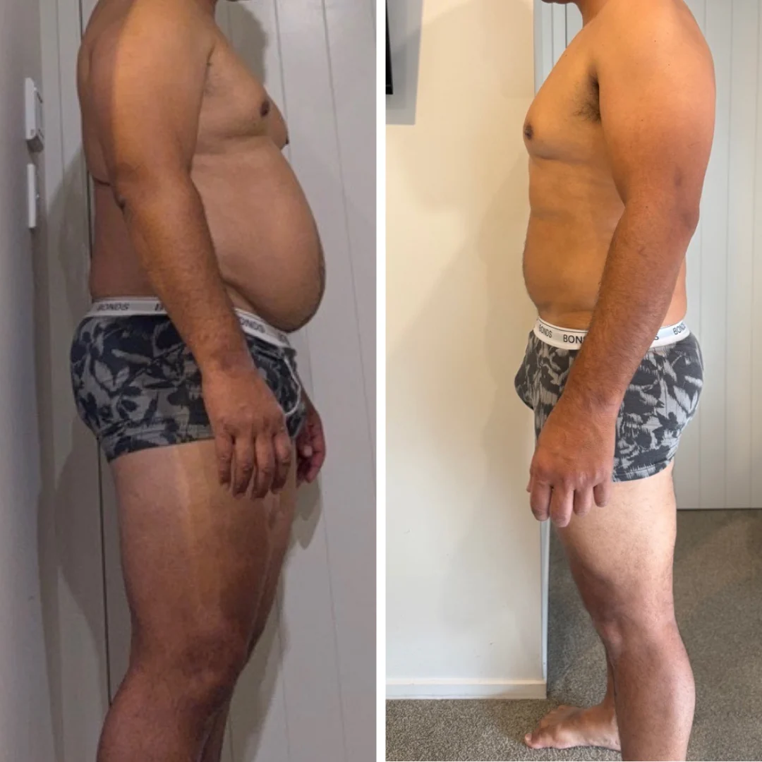 AG Coaching client before and after progress