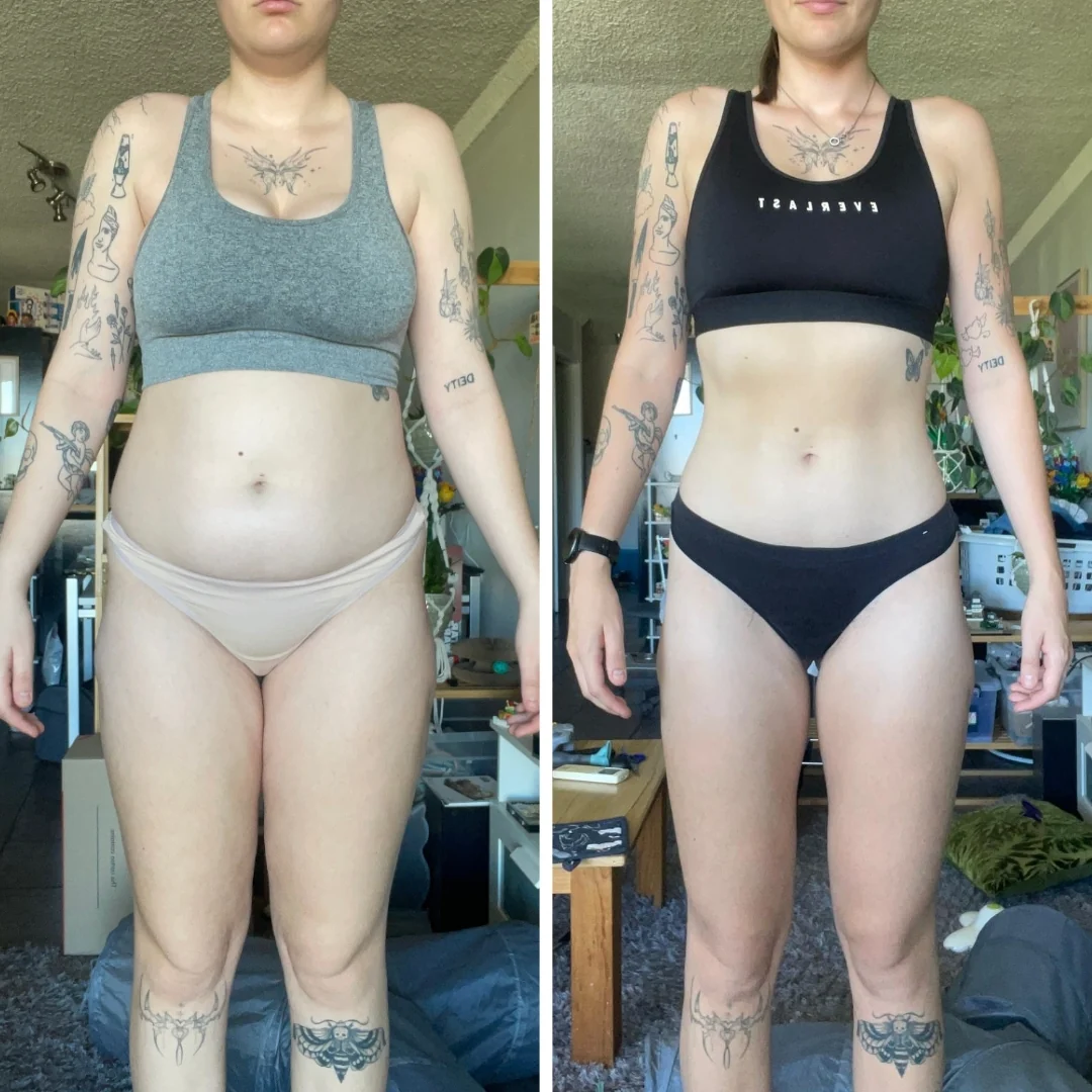 AG Coaching client before and after progress