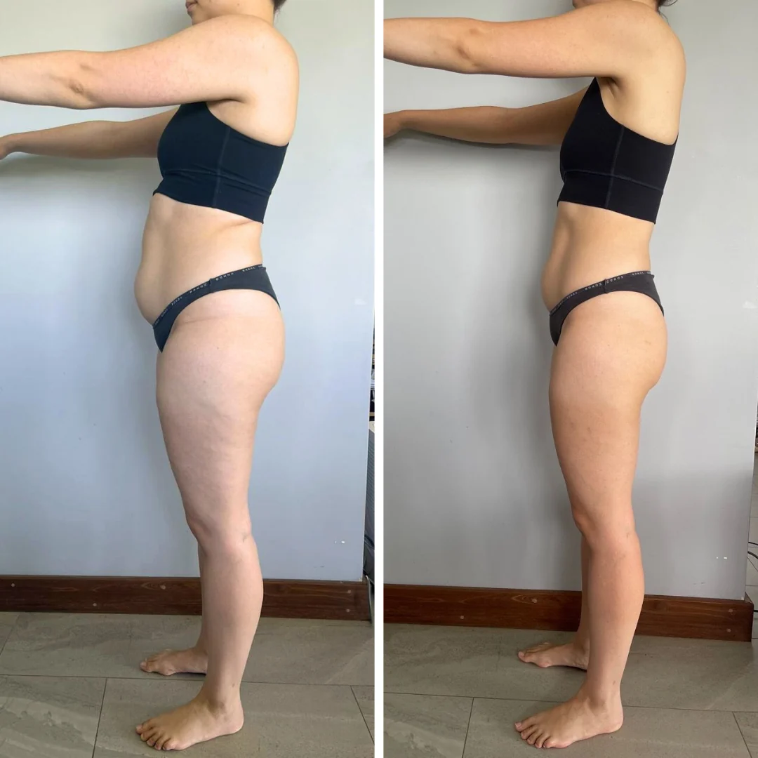 AG Coaching client before and after progress