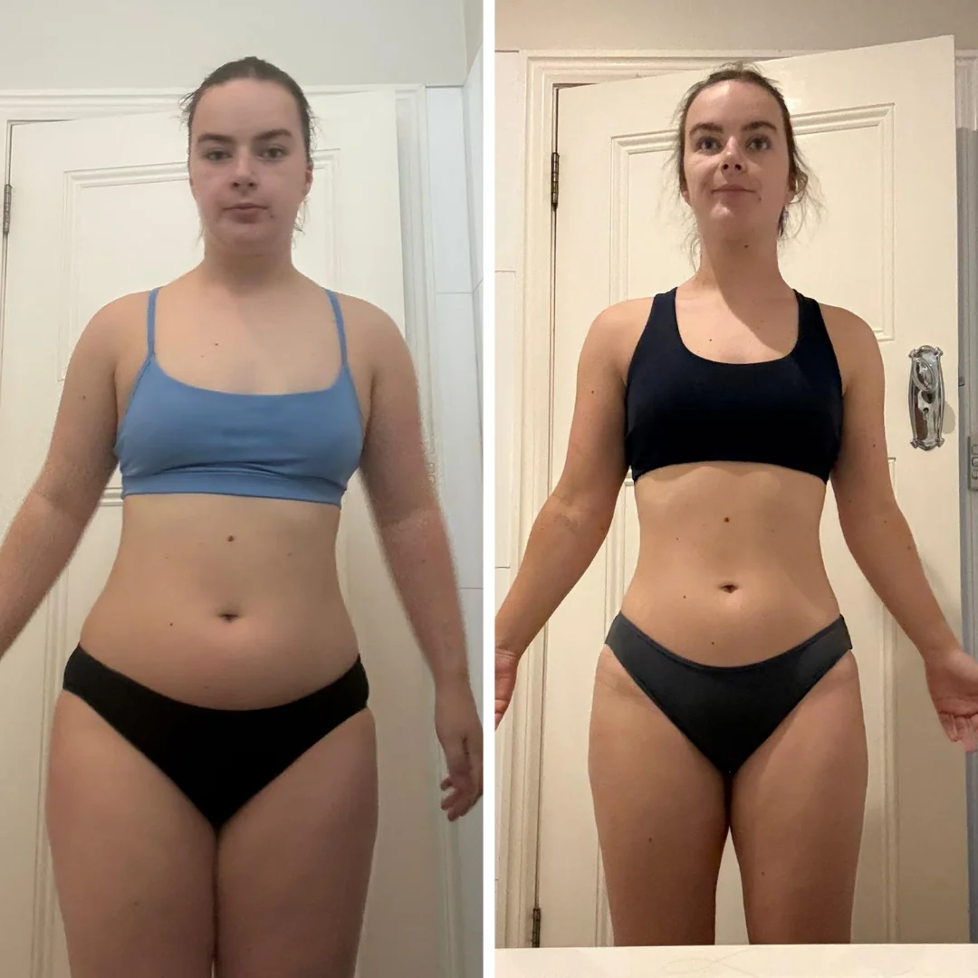 AG Coaching client before and after progress