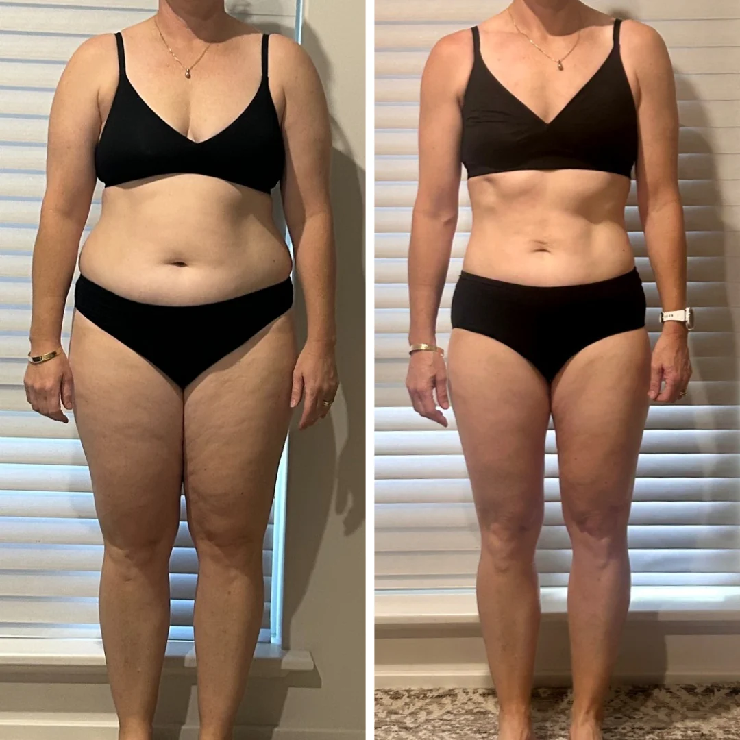 AG Coaching client before and after progress